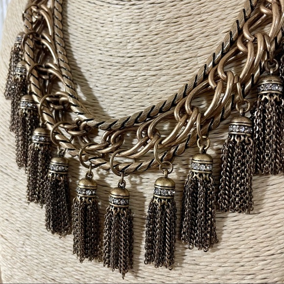Vintage Multi Strand Tassel Necklace - Picture 4 of 7